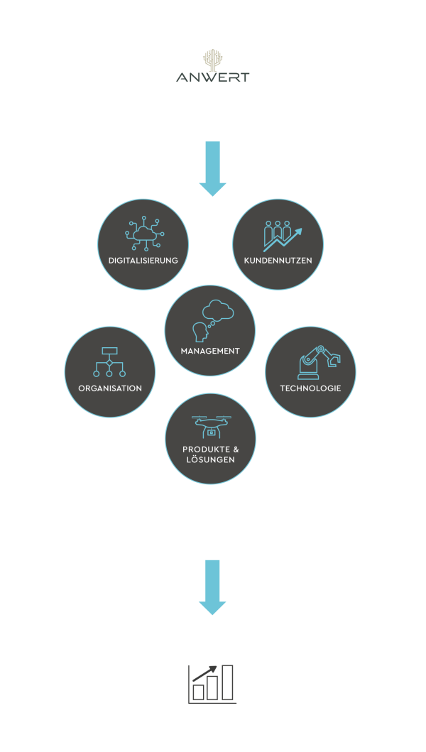 Grafik Stärkung des Geschäftsmodells